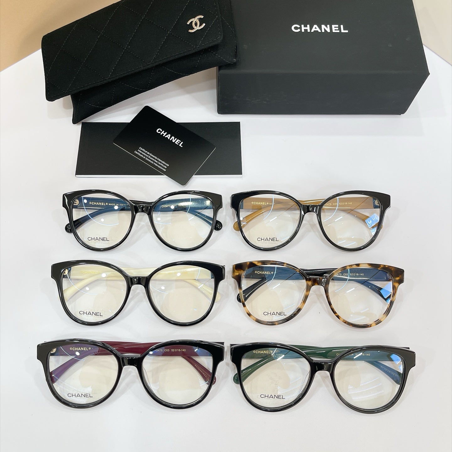 CHANEL 26S SQUARE FRAME WITH ROUNDED EDGES IN ACETATE 401639
