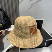 LOEWE 26S STRAW BUCKET HAT STYLE 056