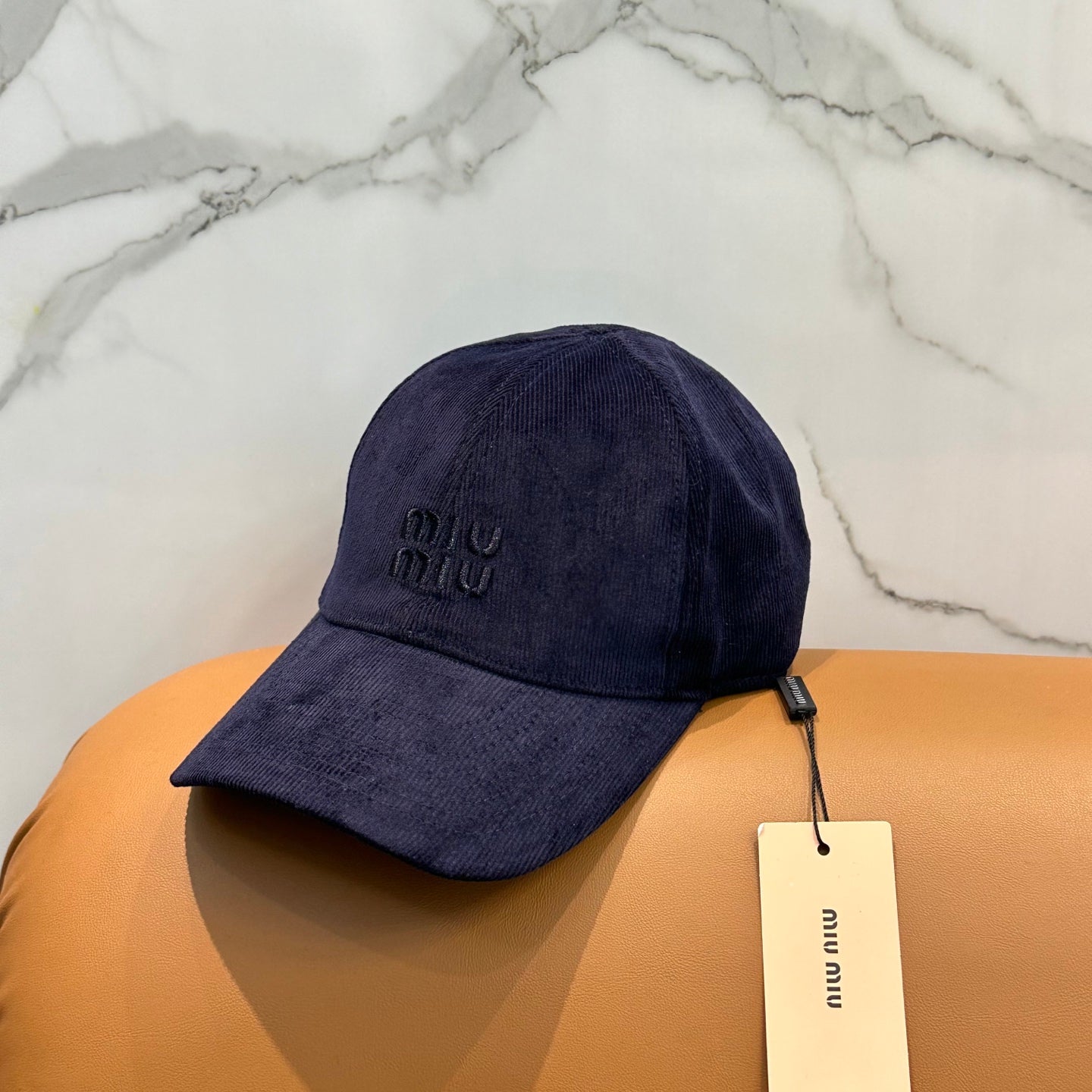 MIUMIU VELVET BASEBALL CAP STYLE 62