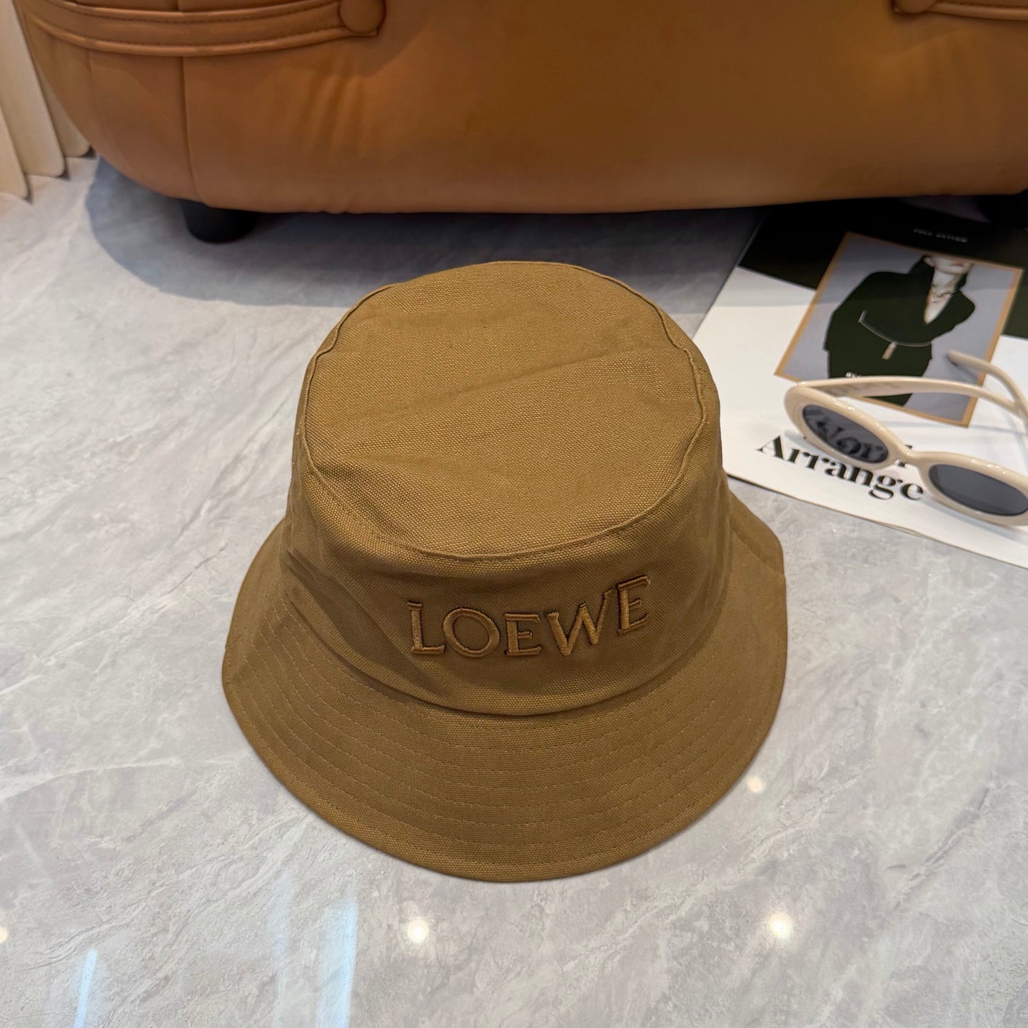LOEWE 26S CANVAS BUCKET HAT STYLE 043