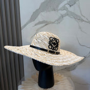 LOEWE 26S WIDE BRIM STRAW SUN HAT STYLE 069