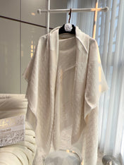 DIOR 26S SCARF 140 IN CASHMERE AND SILK 513580