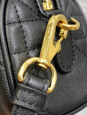 GROOVE MINI 17 BAG IN BLACK LAMBSKIN