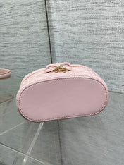 DIOR 26S MINI VANITY 17 IN LIGHT PINK LAMBSKIN