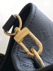 LV 25S BABYLONE TOTE GM BAG 37 IN BLACK CALFSKIN GOLD HARDWARE