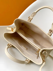 LV 25S BABYLONE TOTE BAG 32 IN CREAM CALFSKIN GOLD HARDWARE