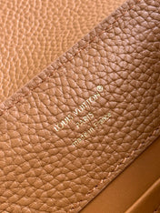 LV 25S CAPUCINES BAG 27 IN TAN CALFSKIN GOLD HARDWARE