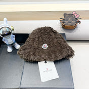 BUCKET HAT IN MOCHA BROWN FLEECE 435039