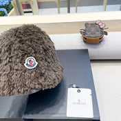 BUCKET HAT IN MOCHA BROWN FLEECE 435039
