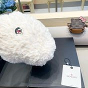 BUCKET HAT IN WHITE FLEECE 435040