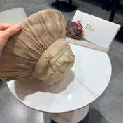 DIOR 26S PLEATED WIDE-BRIM BUCKET HAT STYLE 11