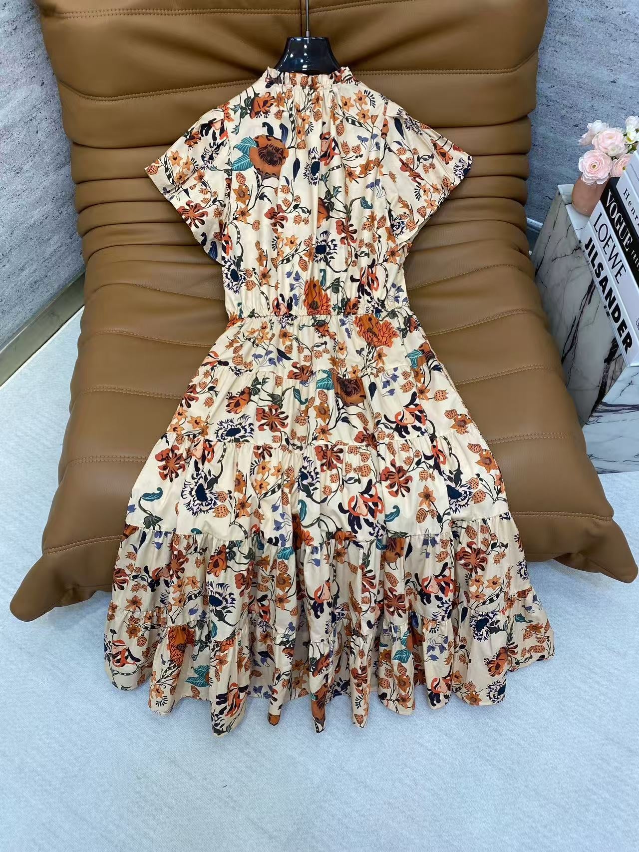 CHANEL 26S PATTERNED DRESS 1474