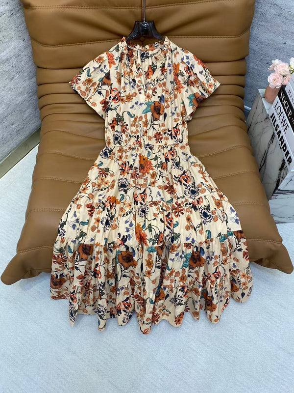 CHANEL 26S PATTERNED DRESS 1474
