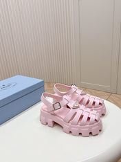 Pra Rubber Monolith Sandals 55 Pink