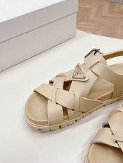 Pra Interwoven Straps Sandals 30 Beige