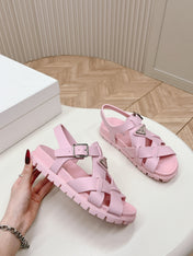 Pra Interwoven Straps Sandals 30 Pink