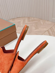 LP SUMMER CHARMS SANDALS IN ORANGE SUEDE