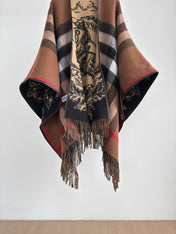 BURBERRY 25S PLAID KNITTED SCARF 146