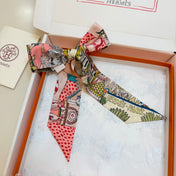 HERMES 25S NECKERCHIEF 86 IN SILK 989360
