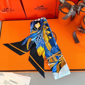 HERMES 25S NECKERCHIEF 86 IN SILK 991554