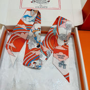 HERMES 26S TWILLY SCARF 86 IN SILK 496167