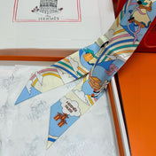HERMES 26S TWILLY SCARF 86 IN SILK 496168