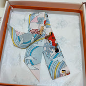 HERMES 26S TWILLY SCARF 86 IN SILK 496170