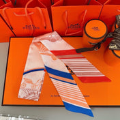 HERMES 26S TWILLY SCARF 86 IN SILK 502593