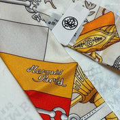 HERMES 26S TWILLY SCARF 86 IN SILK 496172