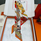 HERMES 26S TWILLY SCARF 86 IN SILK 498651