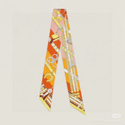 HERMES 26S TWILLY SCARF 86 IN SILK 498653