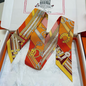 HERMES 26S TWILLY SCARF 86 IN SILK 498653