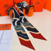 HERMES 26S TWILLY SCARF 86 IN SILK 496190