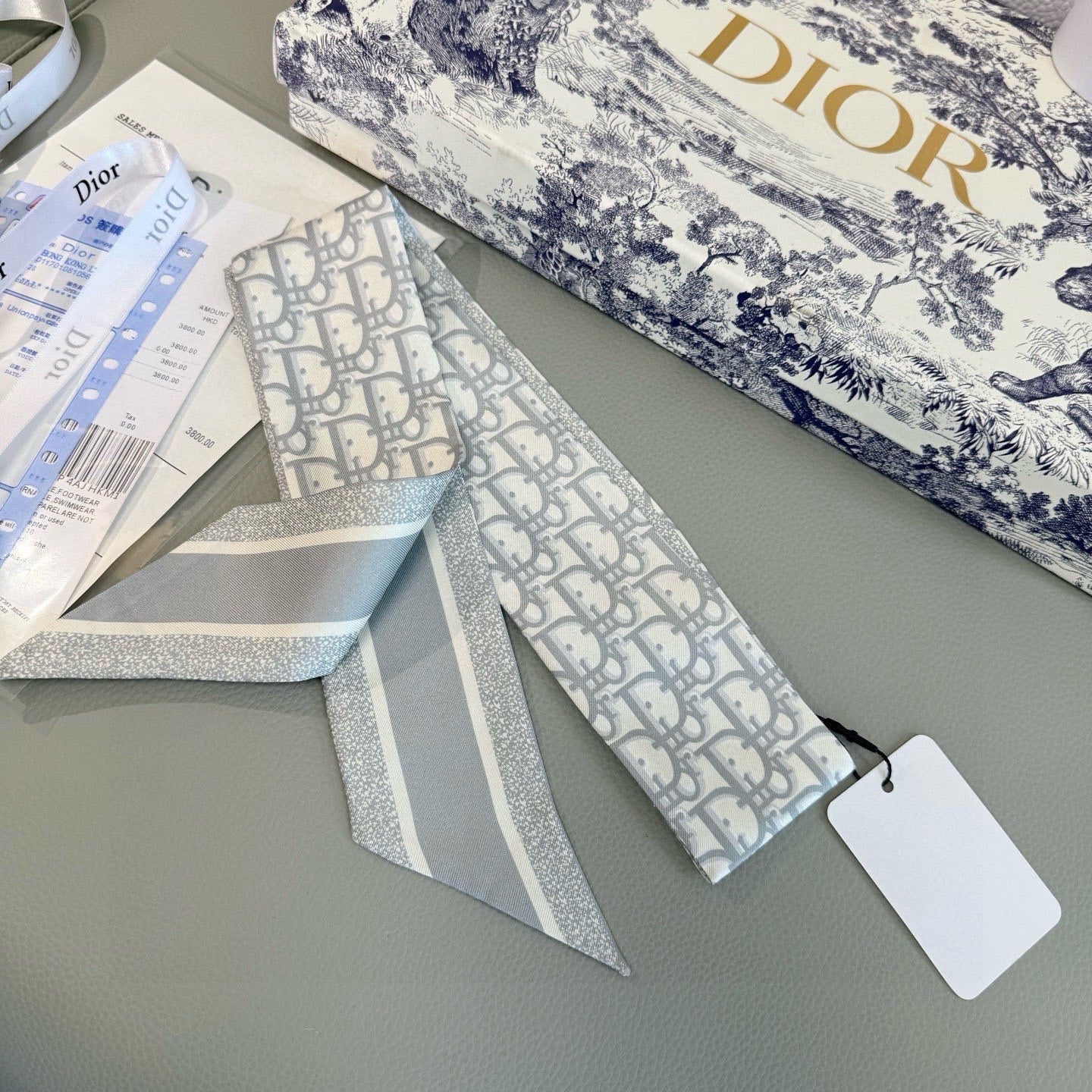 DIOR 26S SCARF 105CM IN SILK 313072
