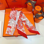 HERMES 26S TWILLY SCARF 86 IN SILK 492603