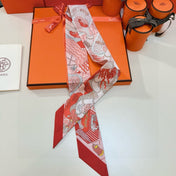 HERMES 26S TWILLY SCARF 86 IN SILK 492603
