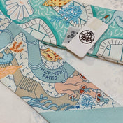 HERMES 26S TWILLY SCARF 86 IN SILK 492606