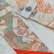 HERMES 26S TWILLY SCARF 86 IN SILK 492607