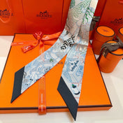 HERMES 26S TWILLY SCARF 86 IN SILK 492608