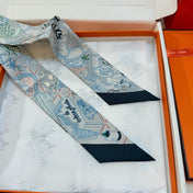 HERMES 26S TWILLY SCARF 86 IN SILK 492608
