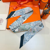 HERMES 26S TWILLY SCARF 86 IN SILK 492608