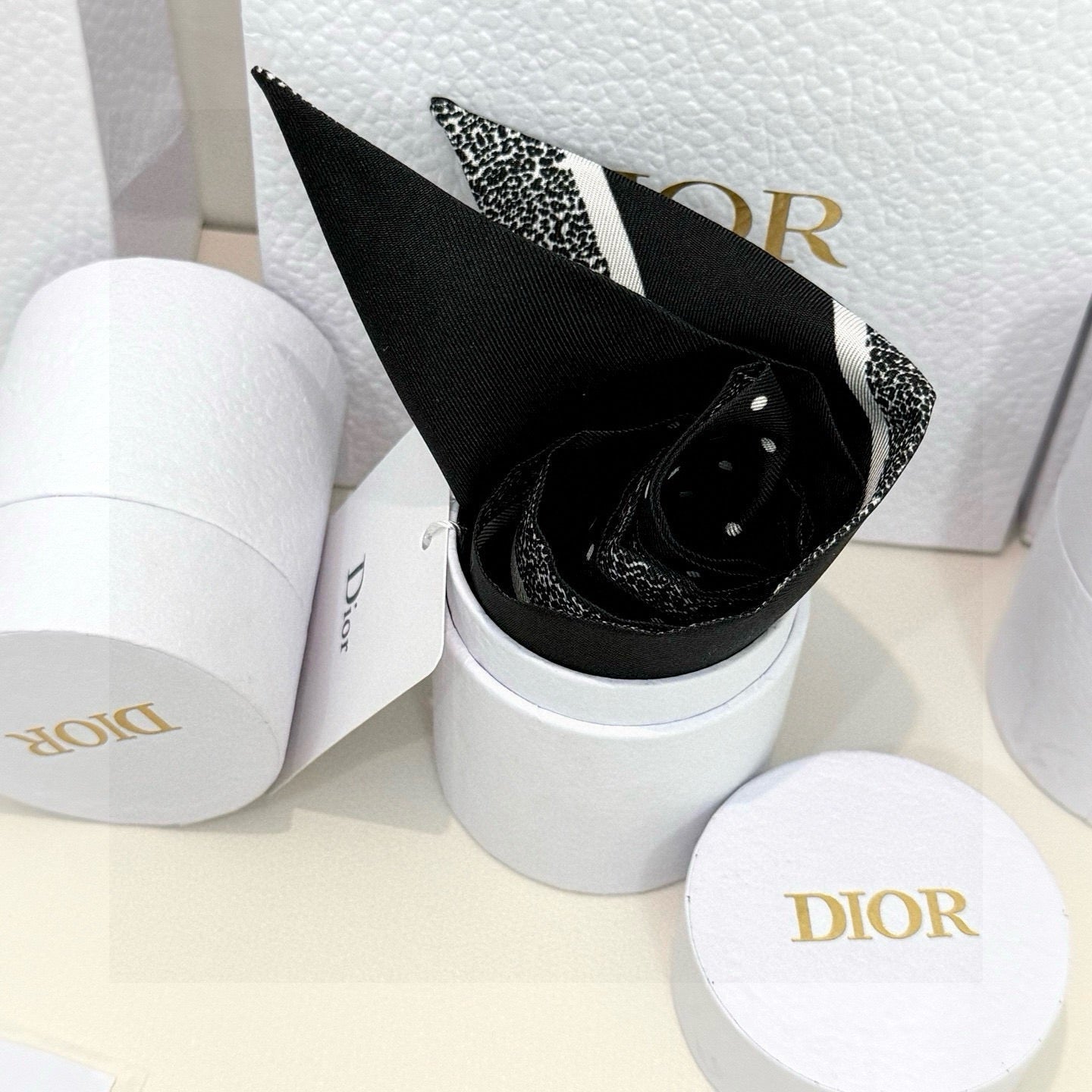DIOR 26S SCARF 105CM IN SILK 314801
