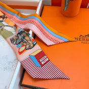 HERMES 26S TWILLY SCARF 86 IN SILK 492615