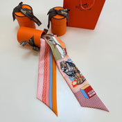HERMES 26S TWILLY SCARF 86 IN SILK 492615