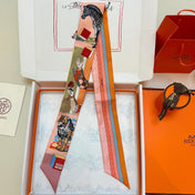 HERMES 26S TWILLY SCARF 86 IN SILK 492615