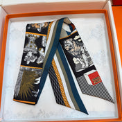 HERMES 26S TWILLY SCARF 86 IN SILK 492616