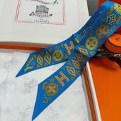 HERMES 26S TWILLY SCARF 86 IN SILK 492634