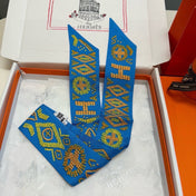 HERMES 26S TWILLY SCARF 86 IN SILK 492634