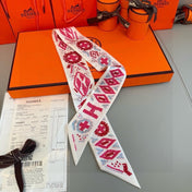 HERMES 26S TWILLY SCARF 86 IN SILK 492637