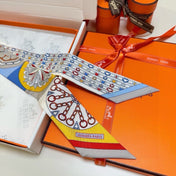 HERMES 26S TWILLY SCARF 86 IN SILK 492638
